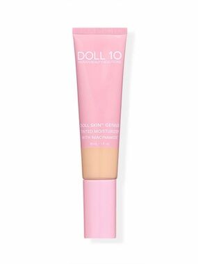 DOLL 10 Tinted Moisturizer with Plant Based Collagen and Niacinamide in Shade 1